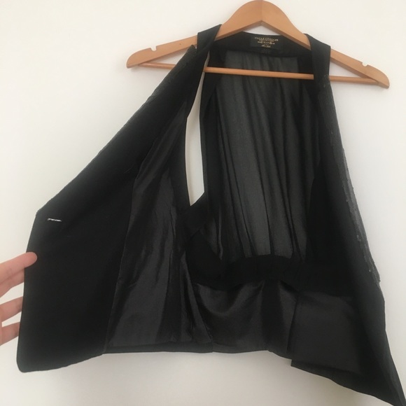 Cloak and Dagger Sequin-Lapel Vest - Med - Picture 4 of 5